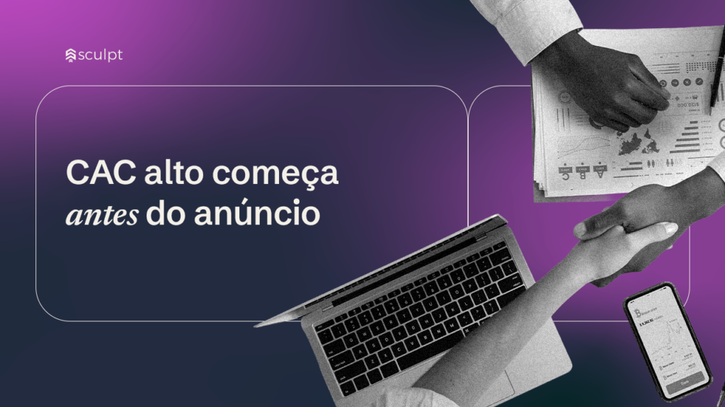CAC alto marketing e comercial